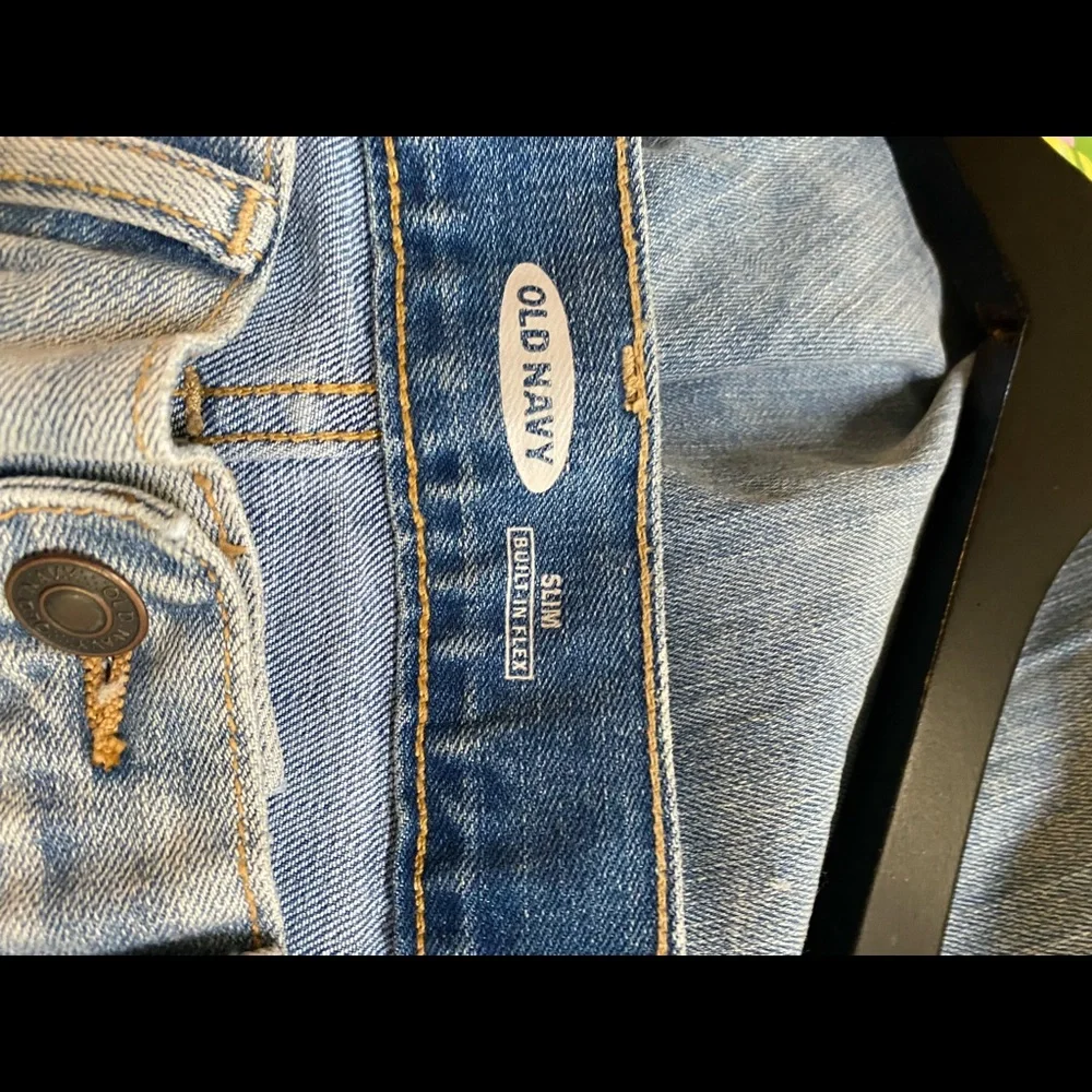 Mens Old Navy Slim Light Wash Blue Jeans 32x34 - Picture 5 of 6